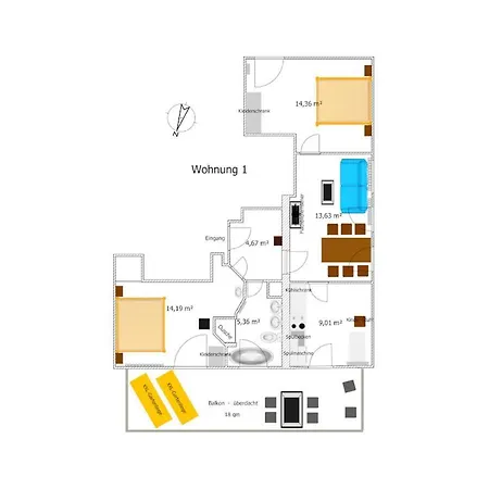 דירה Ferienwohnungen Stegen
